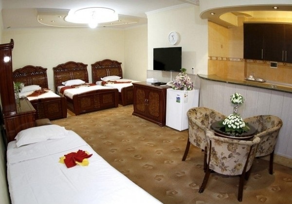 اتاق چهار تخته هتل خورشید قم